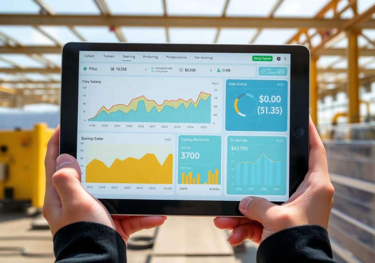 Monitoraggio in tempo reale della produzione e del risparmio dell'impianto